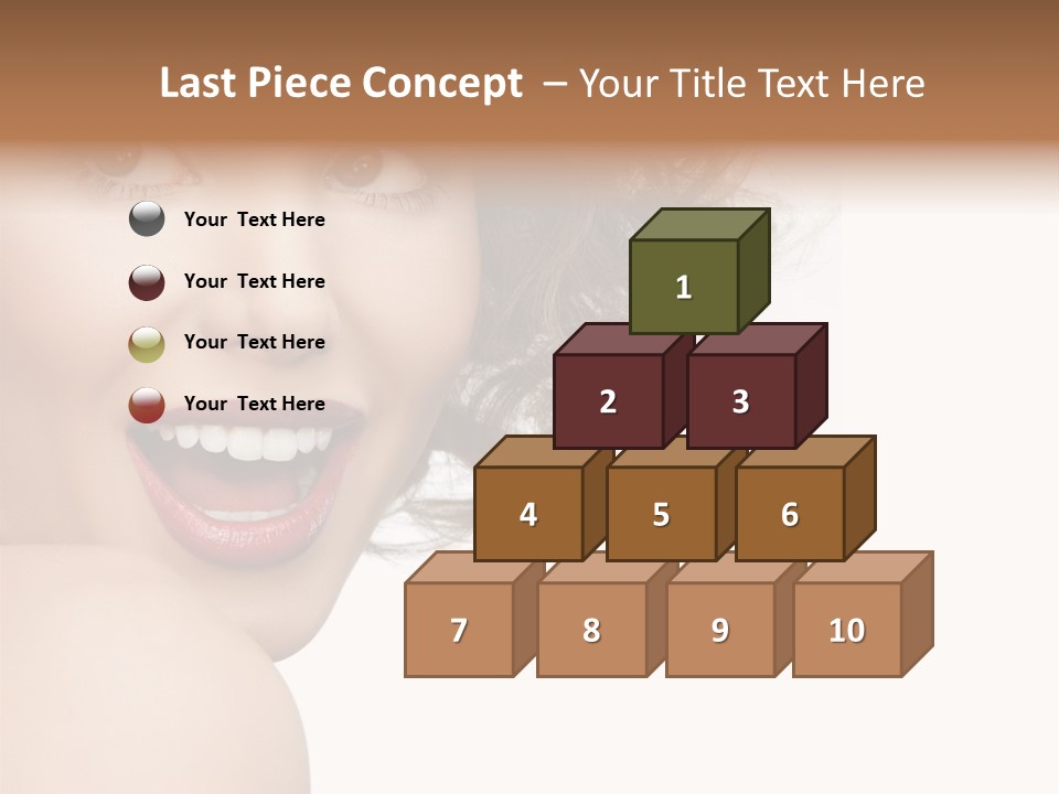 Whitening Perfect Beauty PowerPoint Template