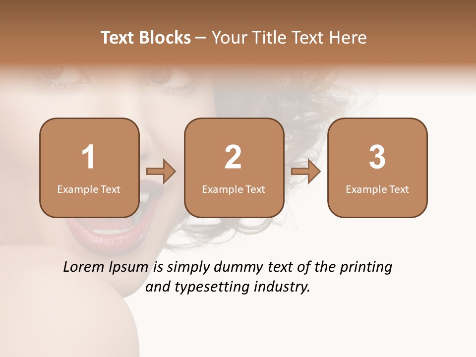 Whitening Perfect Beauty PowerPoint Template