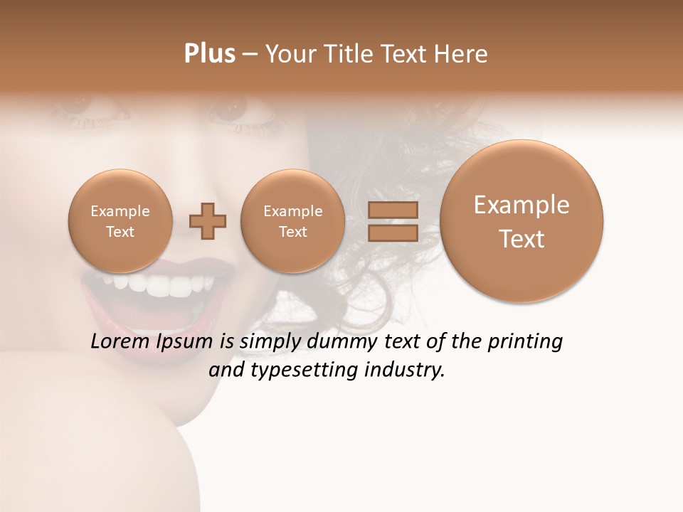 Whitening Perfect Beauty PowerPoint Template