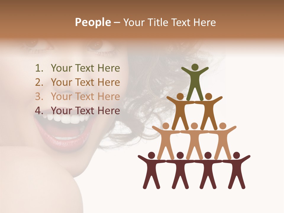 Whitening Perfect Beauty PowerPoint Template
