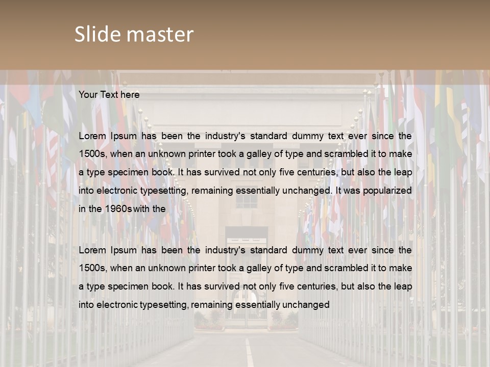 United Unog History PowerPoint Template