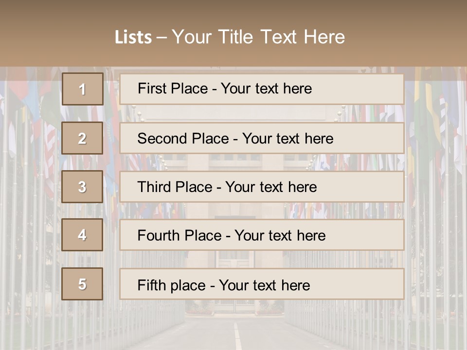 United Unog History PowerPoint Template