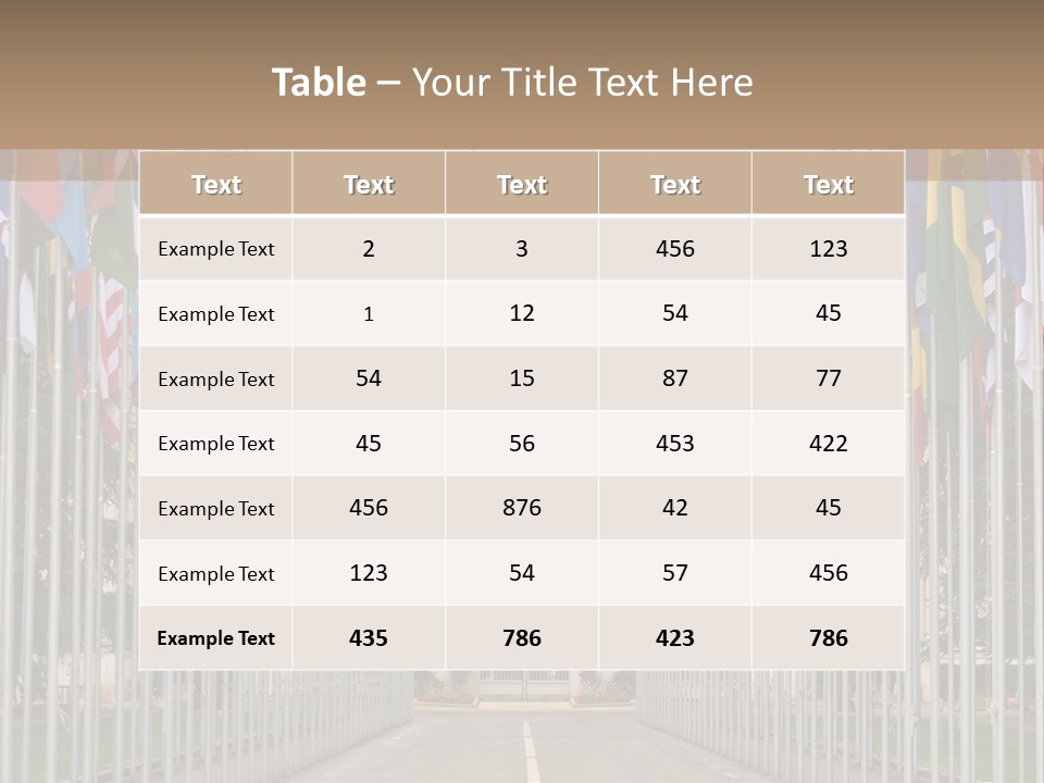 United Unog History PowerPoint Template