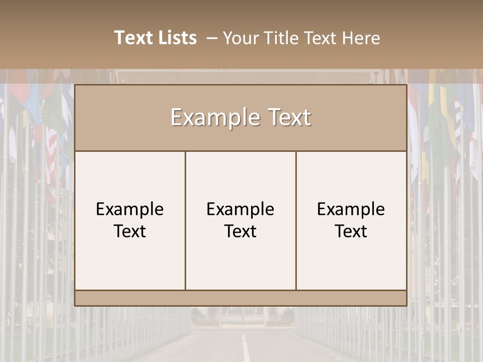 United Unog History PowerPoint Template