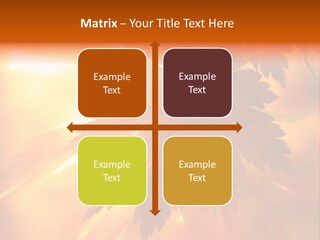 Yellow Red Fall PowerPoint Template