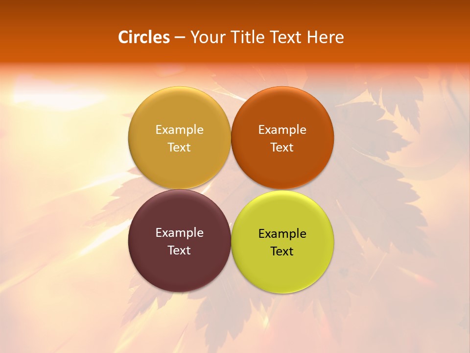 Yellow Red Fall PowerPoint Template