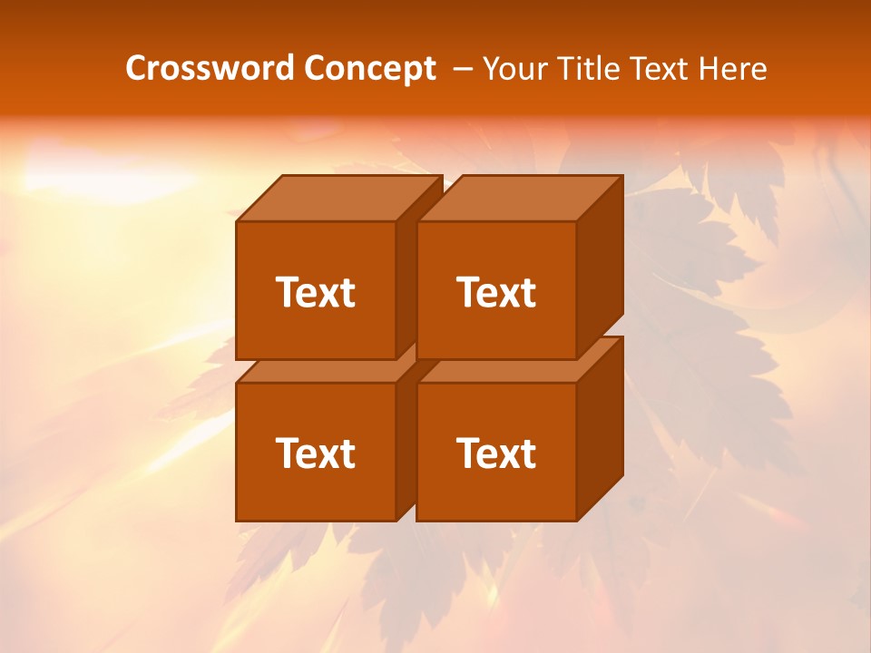 Yellow Red Fall PowerPoint Template