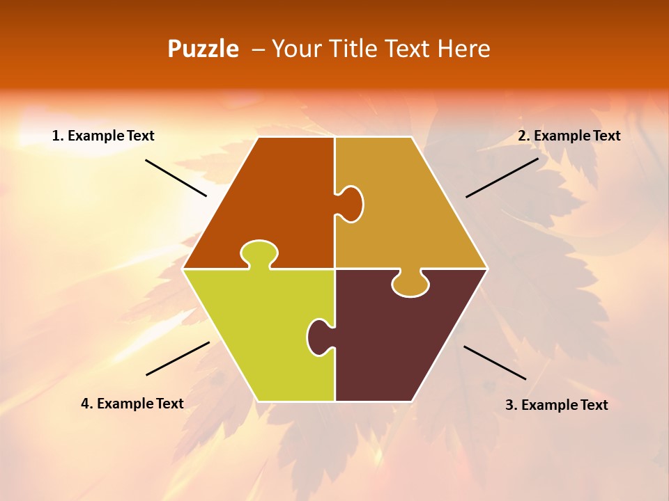 Yellow Red Fall PowerPoint Template