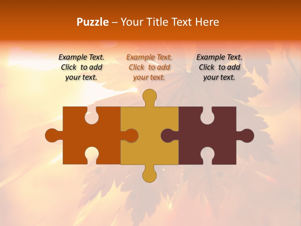 Yellow Red Fall PowerPoint Template