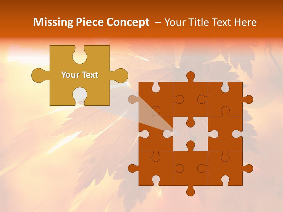 Yellow Red Fall PowerPoint Template