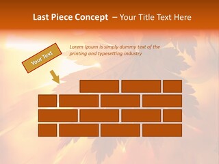 Yellow Red Fall PowerPoint Template