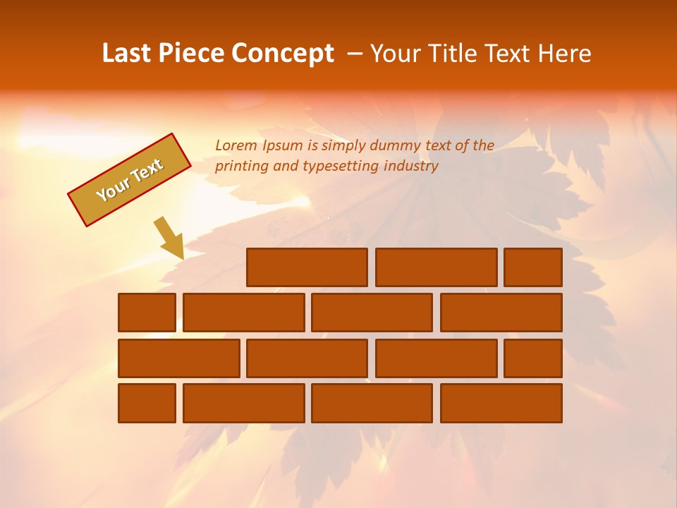 Yellow Red Fall PowerPoint Template