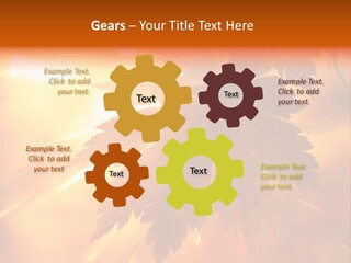 Yellow Red Fall PowerPoint Template