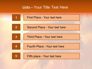 Yellow Red Fall PowerPoint Template