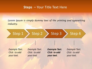 Yellow Red Fall PowerPoint Template