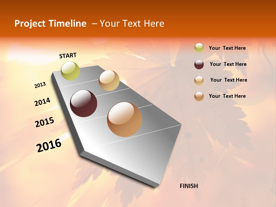 Yellow Red Fall PowerPoint Template
