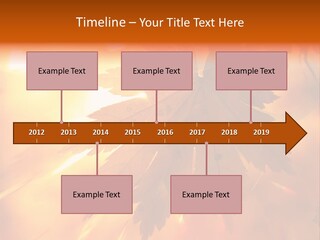 Yellow Red Fall PowerPoint Template