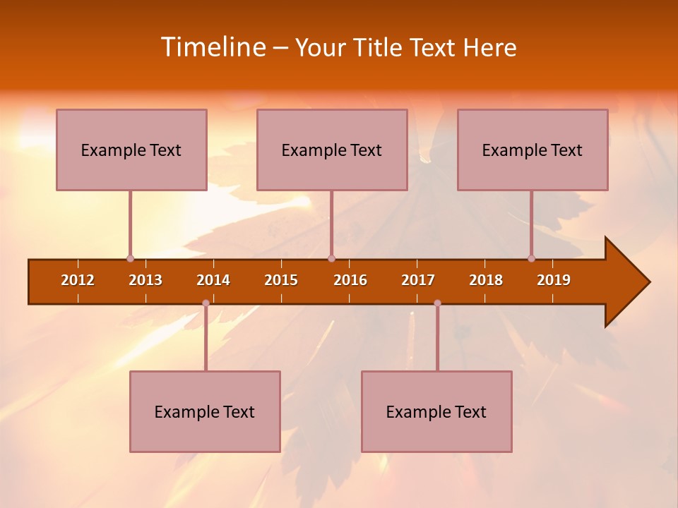 Yellow Red Fall PowerPoint Template