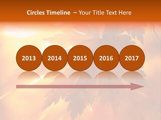 Yellow Red Fall PowerPoint Template