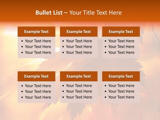 Yellow Red Fall PowerPoint Template