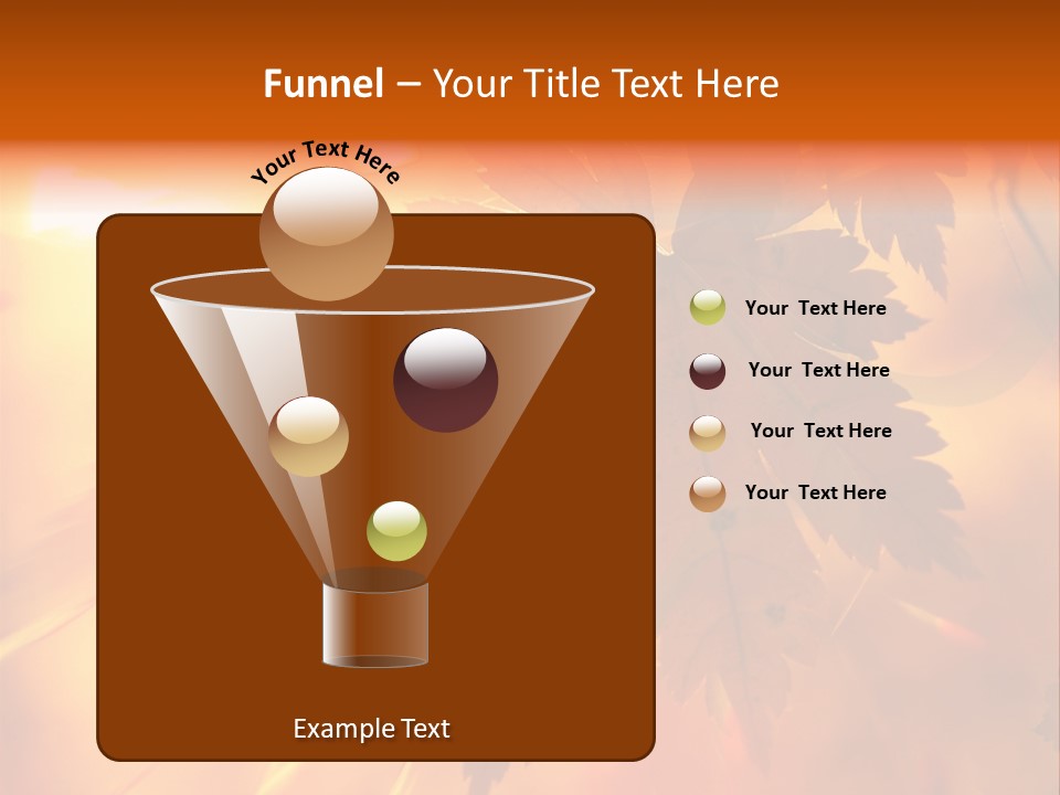 Yellow Red Fall PowerPoint Template