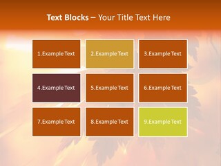 Yellow Red Fall PowerPoint Template