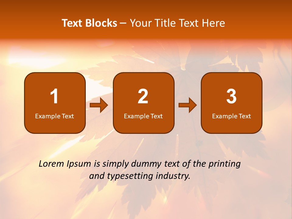 Yellow Red Fall PowerPoint Template