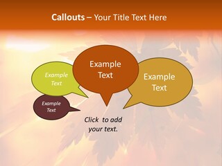 Yellow Red Fall PowerPoint Template