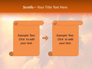 Yellow Red Fall PowerPoint Template