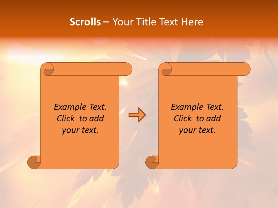 Yellow Red Fall PowerPoint Template