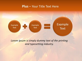 Yellow Red Fall PowerPoint Template