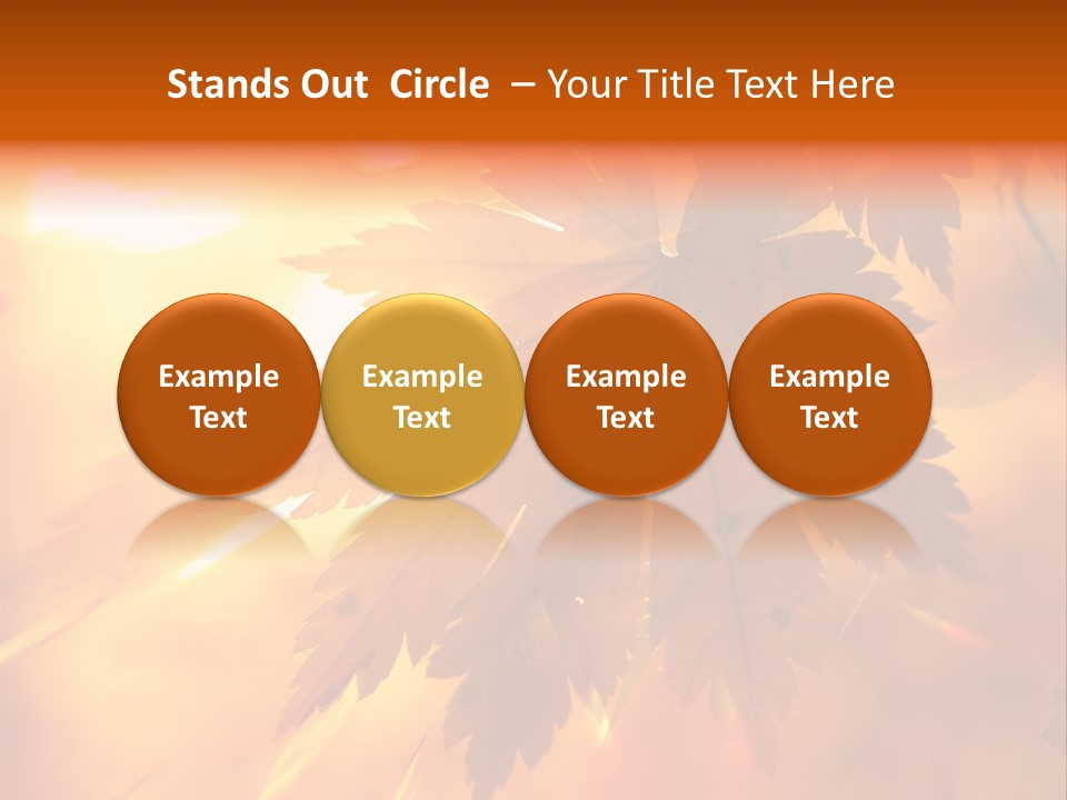 Yellow Red Fall PowerPoint Template