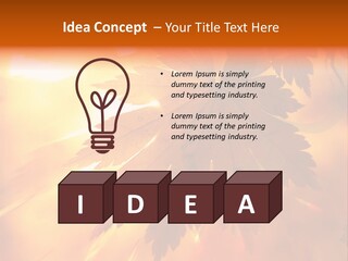 Yellow Red Fall PowerPoint Template