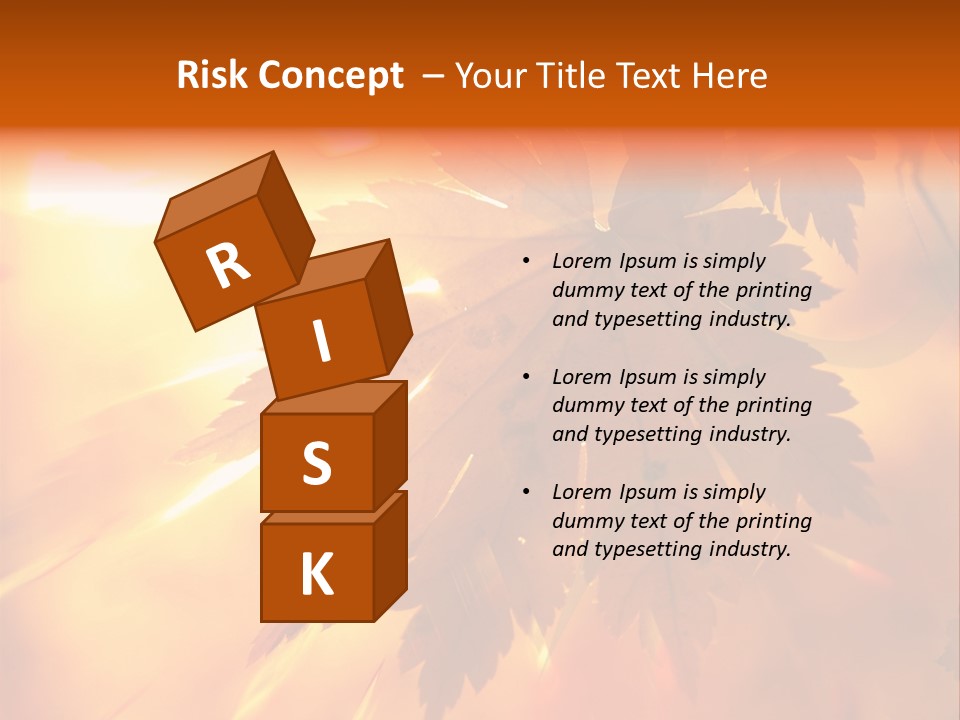 Yellow Red Fall PowerPoint Template