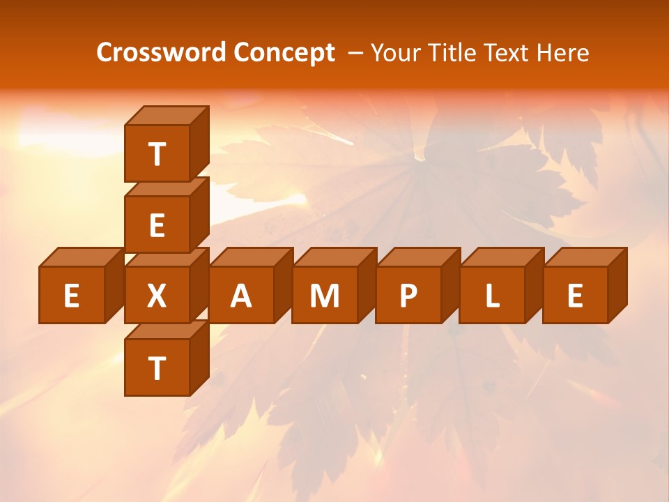 Yellow Red Fall PowerPoint Template