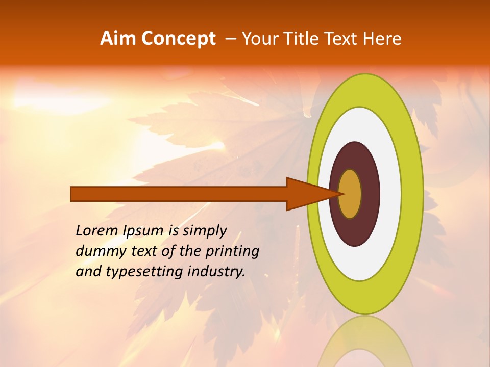 Yellow Red Fall PowerPoint Template