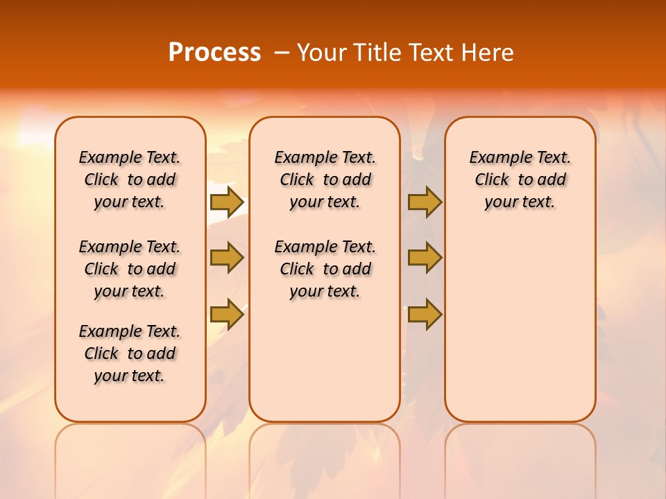 Yellow Red Fall PowerPoint Template