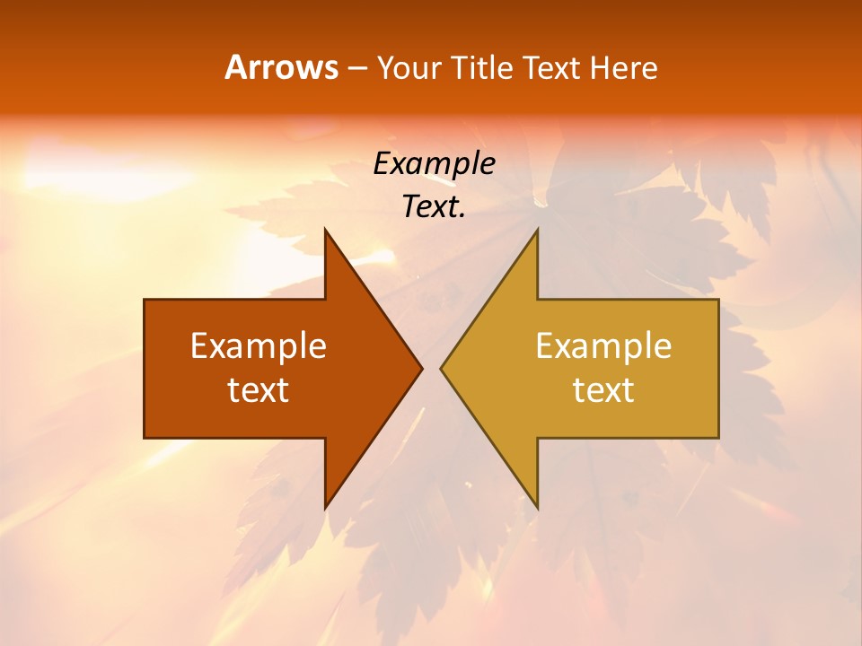Yellow Red Fall PowerPoint Template