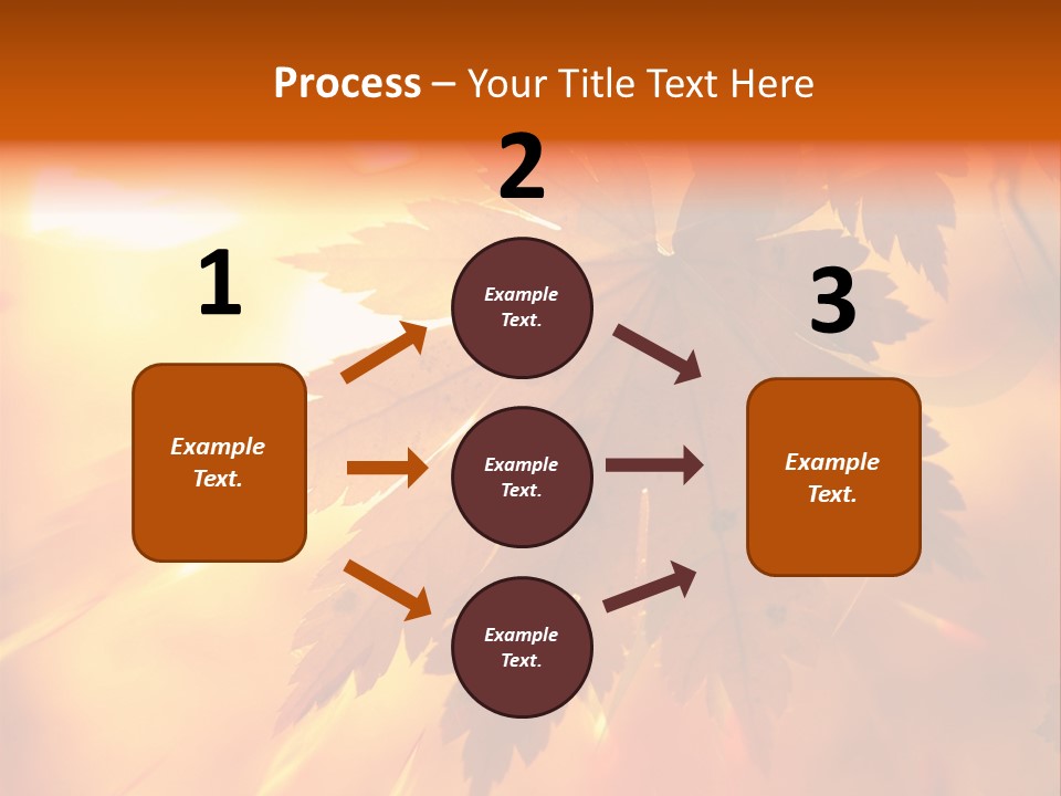 Yellow Red Fall PowerPoint Template