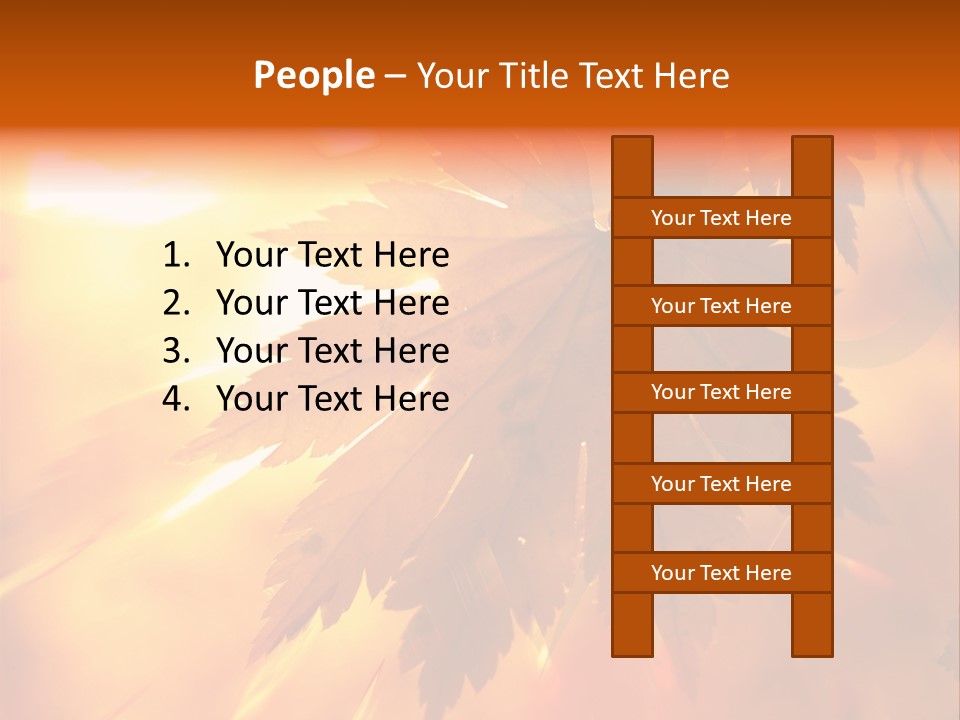 Yellow Red Fall PowerPoint Template