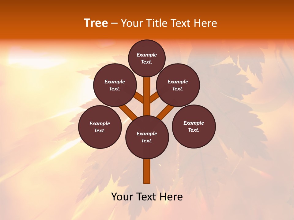 Yellow Red Fall PowerPoint Template