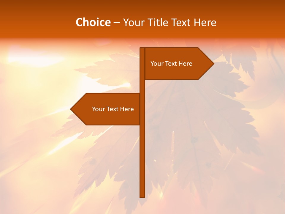 Yellow Red Fall PowerPoint Template