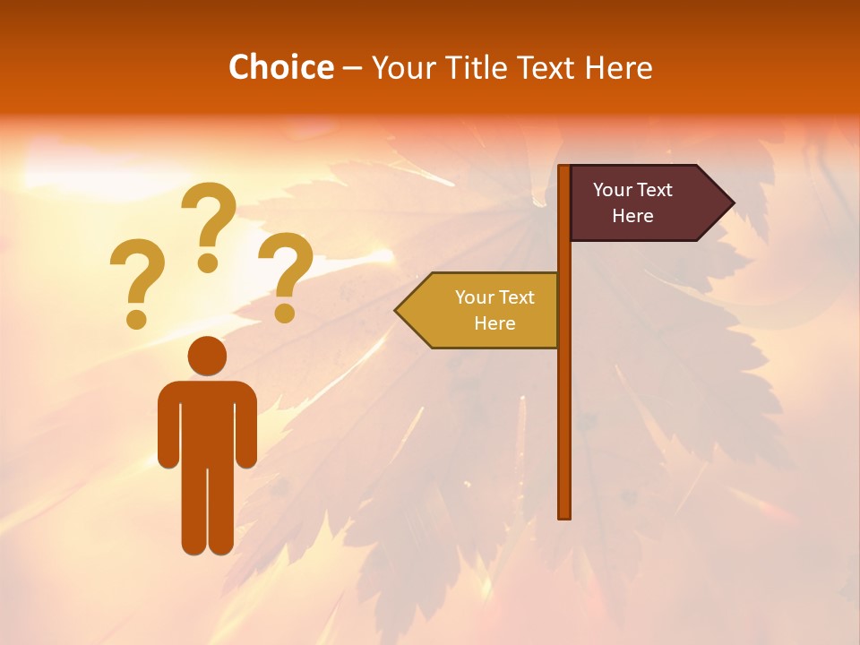 Yellow Red Fall PowerPoint Template