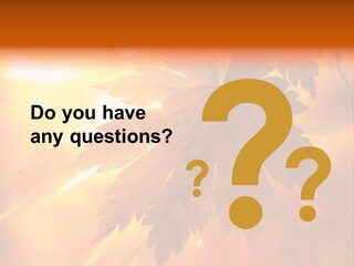 Yellow Red Fall PowerPoint Template