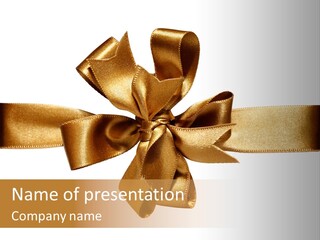 Season Gold Reward PowerPoint Template