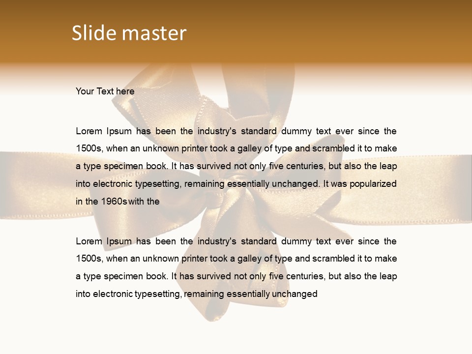 Season Gold Reward PowerPoint Template