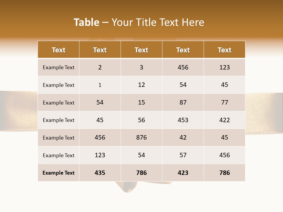 Season Gold Reward PowerPoint Template