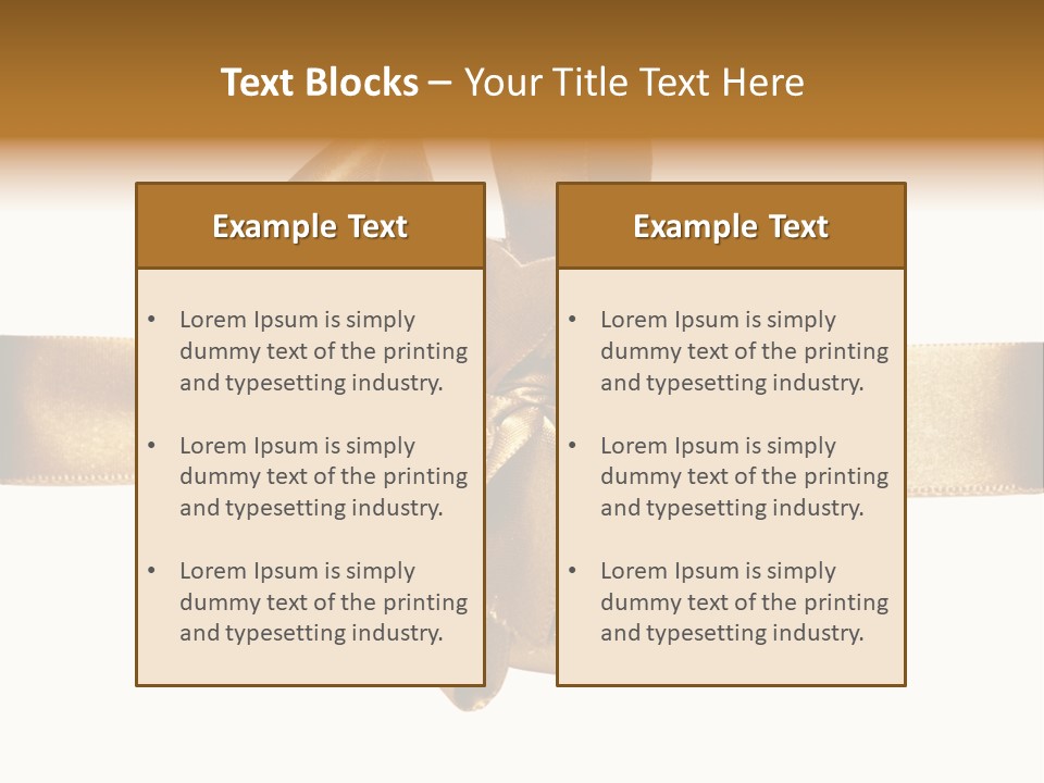 Season Gold Reward PowerPoint Template