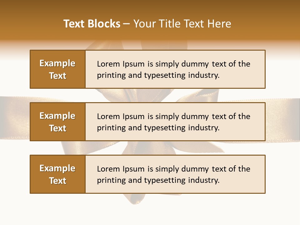 Season Gold Reward PowerPoint Template