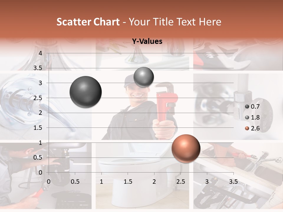 A Collage Of Photos With A Plumber And A Wrench PowerPoint Template